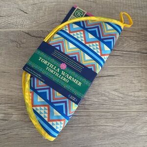 11.8" Insulated Microwave Tortillero 12-Tortilla WARMER NEW Aztec Serape NEW